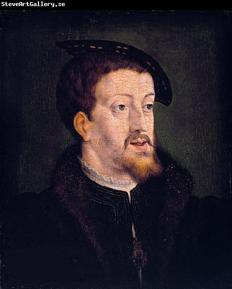 Jan Cornelisz Vermeyen Portrait of Charles V (1500-58), emperor of the Holy Roman Empire